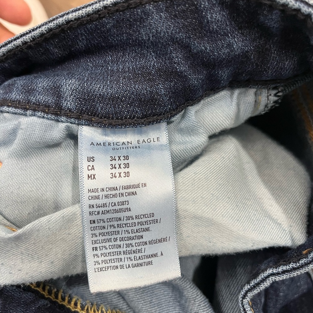 American Eagle Outfitters Dark Blue Straight Men's Jeans - Picture 5 of 5